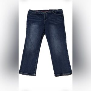 Universal Standard Dark Blue Straight Leg Jeans